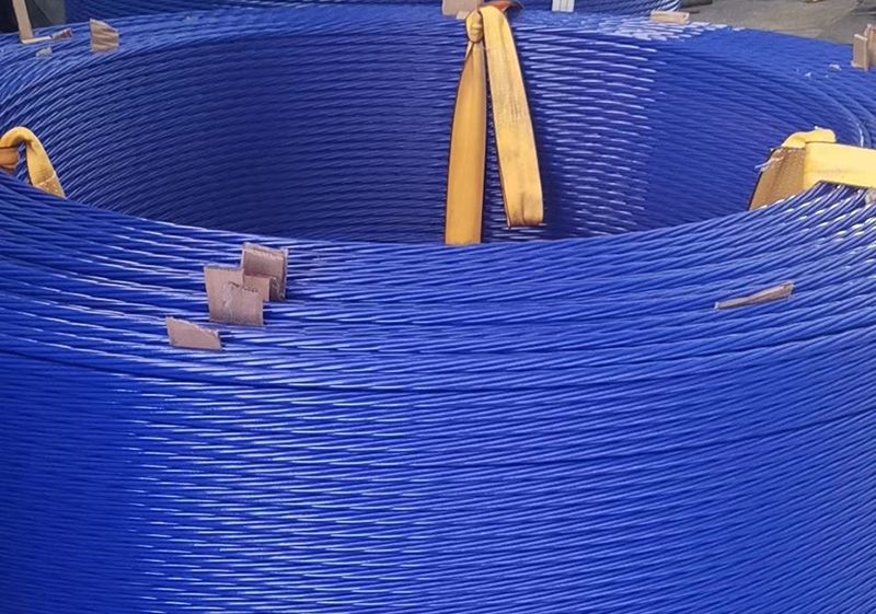 Individual Epoxy-Coated Wire Prestressing Steel Strand