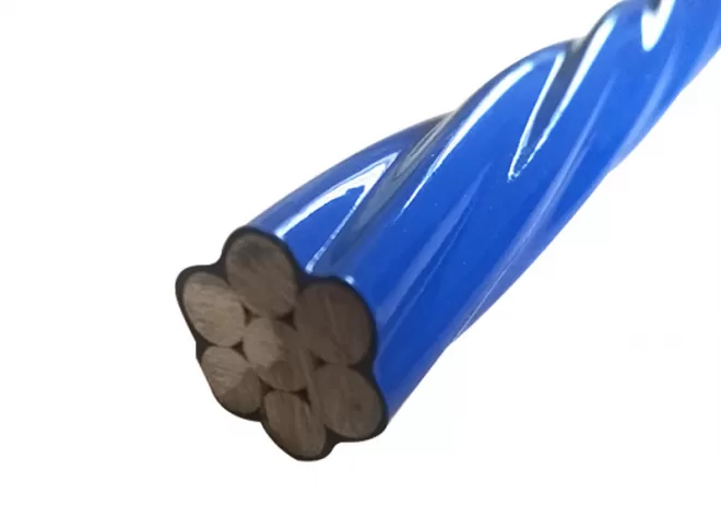 Filled Epoxy Coated Seven Wire Prestressing Steel Strand