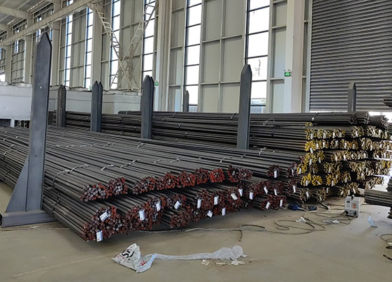 Precision rolled threaded steel