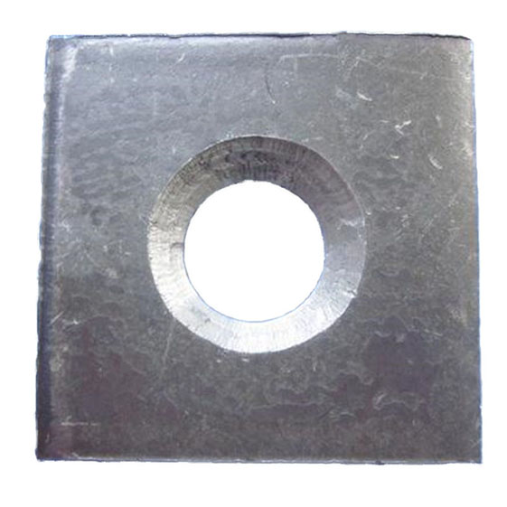 Finished-rolled threaded backing plate