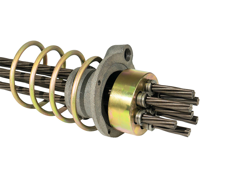 What Are the Unique Features of the Four-piece Prestressed Anchor Set?cid=43