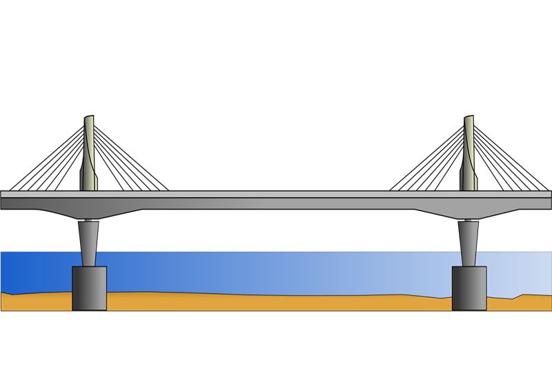 Extradosed Cable-Stayed Bridge System