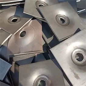 Finished-rolled threaded backing plate