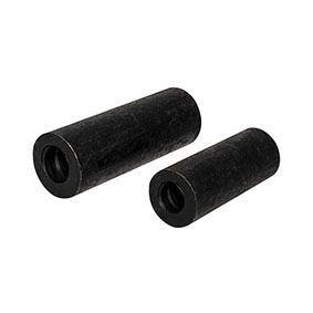 Finish-rolled threaded coupler