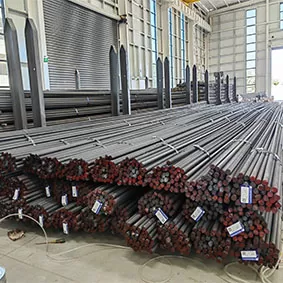Precision rolled threaded steel