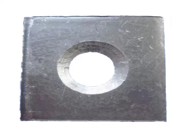 Finished-rolled threaded backing plate